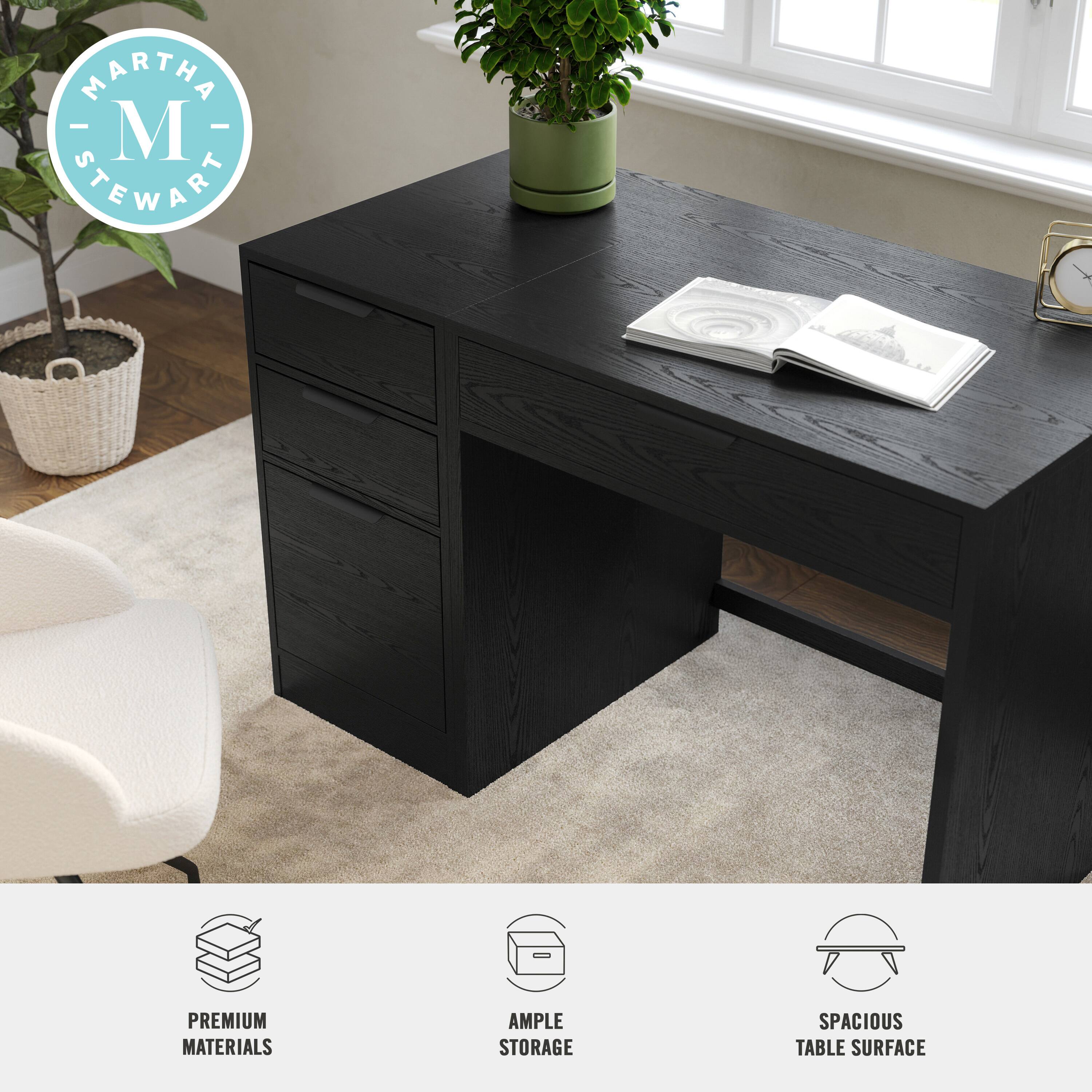 MARTHA STEWART PREMIUM MATERIALS AMPLE STORAGE SPACIOUS TABLE SURFACE