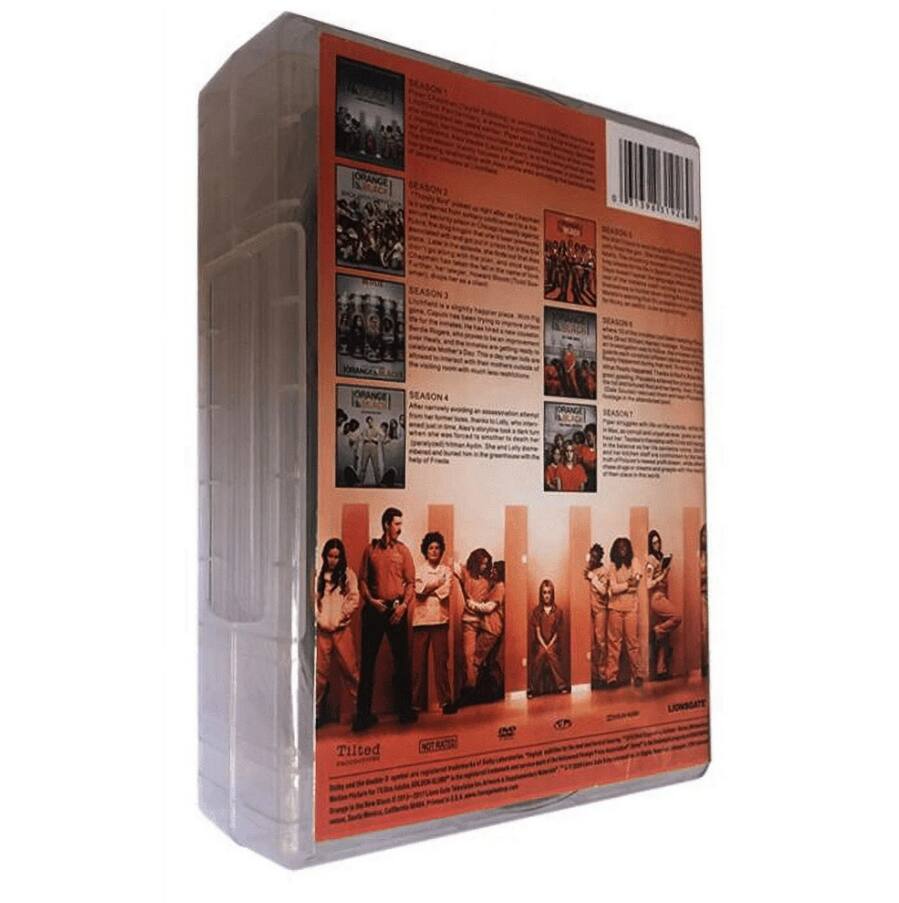 Angle. Orange is the New Black: The Complete Series (DVD), Seasons 1-7.