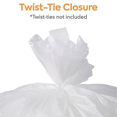 Twist-Tie Closure  
*Twist-ties not included
