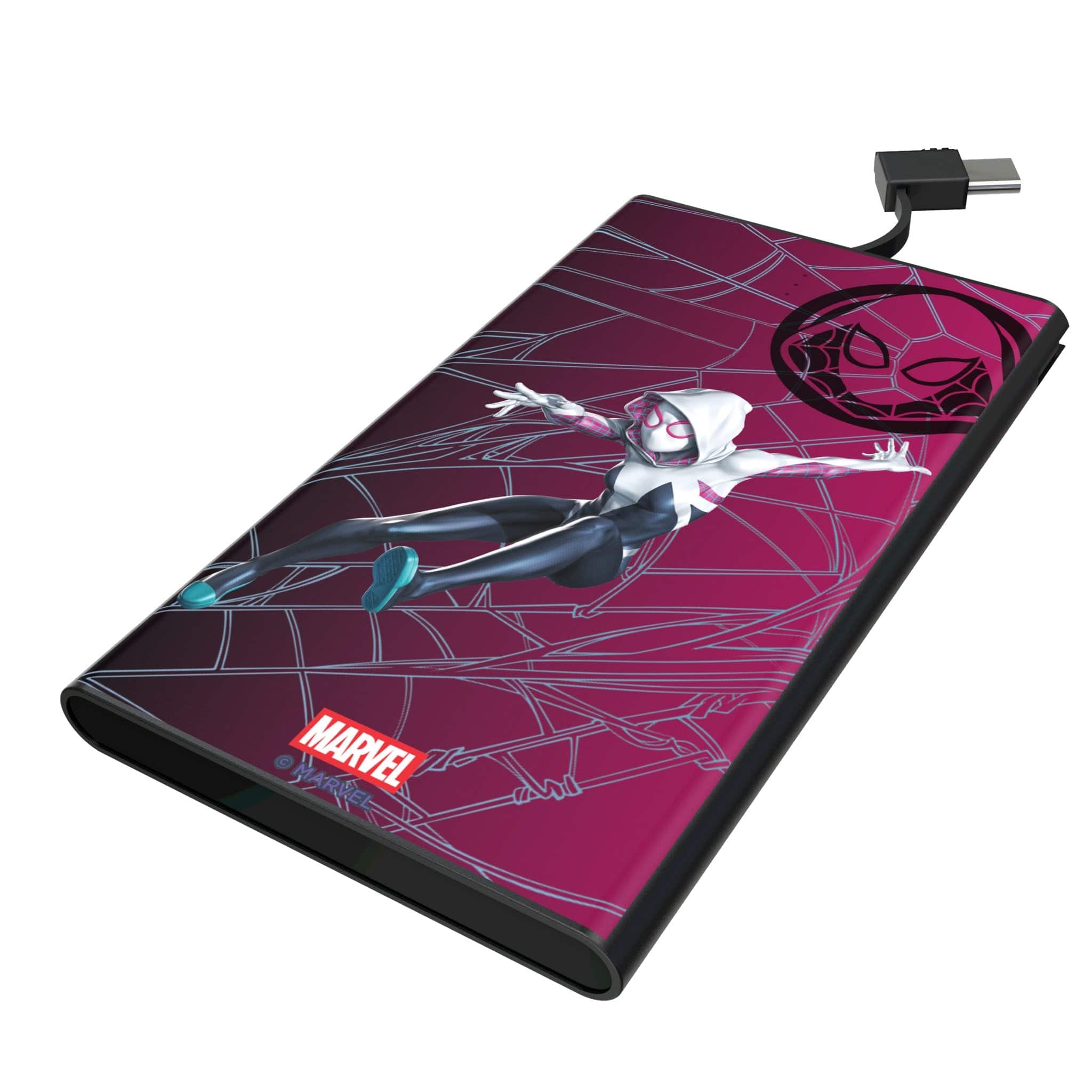 Keyscaper - Marvel MechLine 5000mAh Flat Powerbank - Spider-Gwen