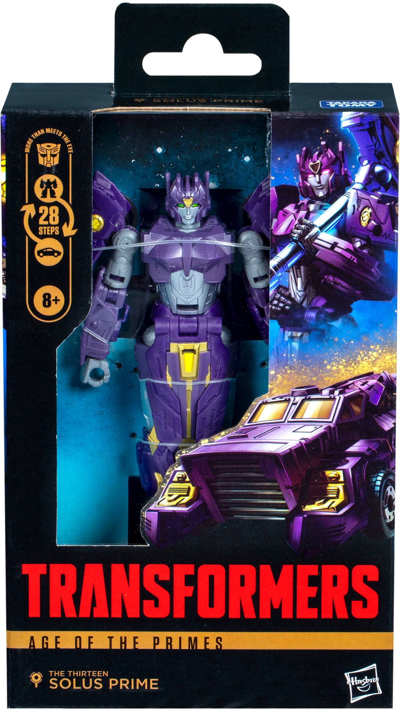 Transformers Age of the Primes Solus Prime toy.
