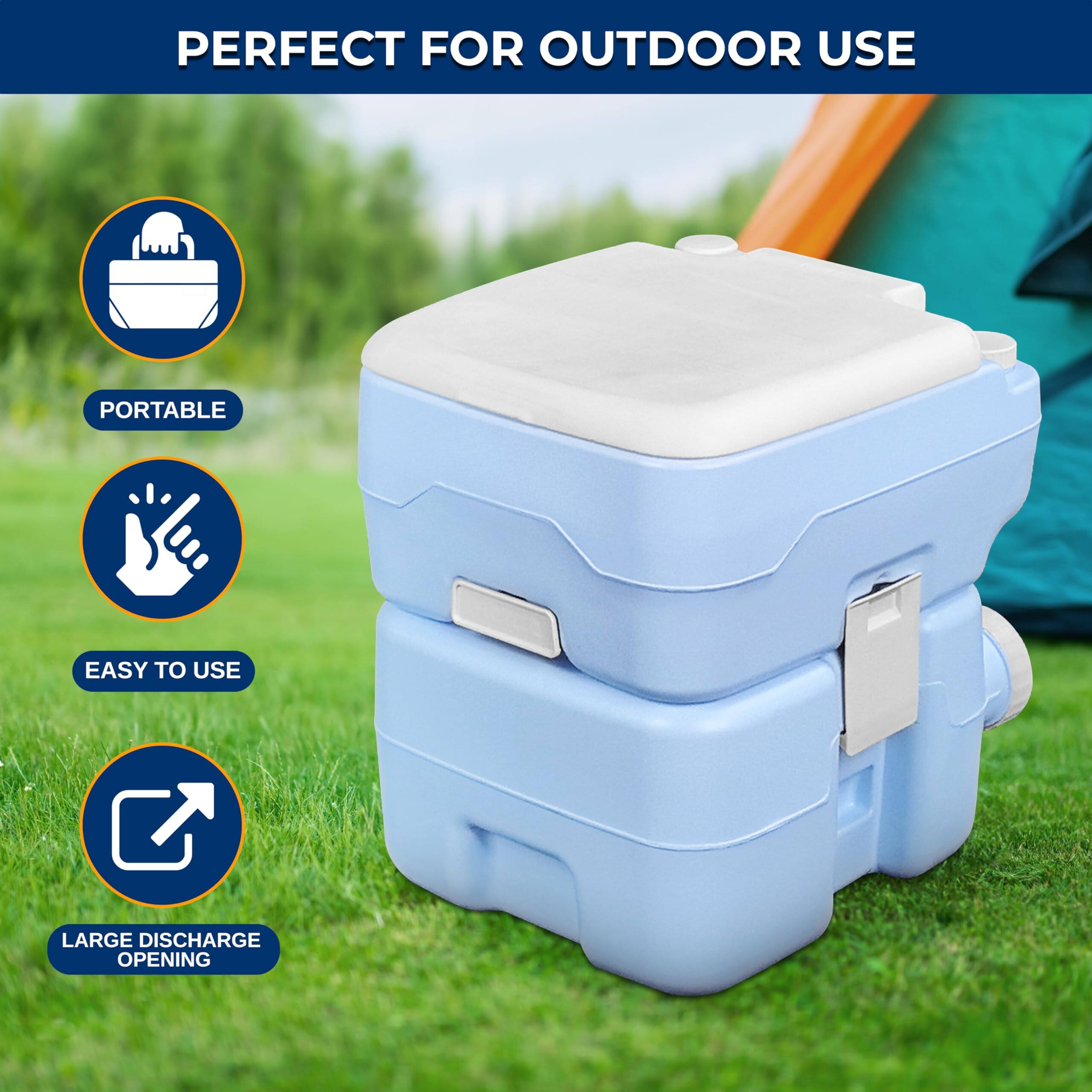 PERFECT FOR OUTDOOR USE

- PORTABLE
- EASY TO USE
- LARGE DISCHARGE OPENING