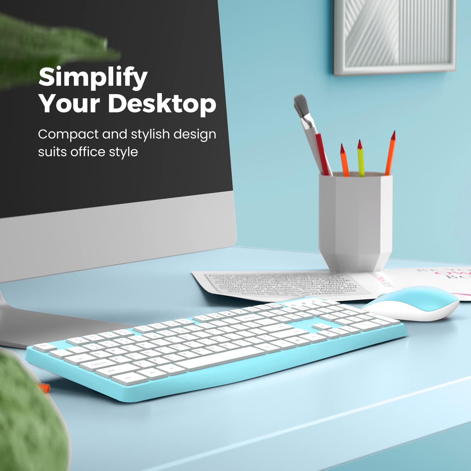 Simplify Your Desktop

Compact and stylish design suits office style
