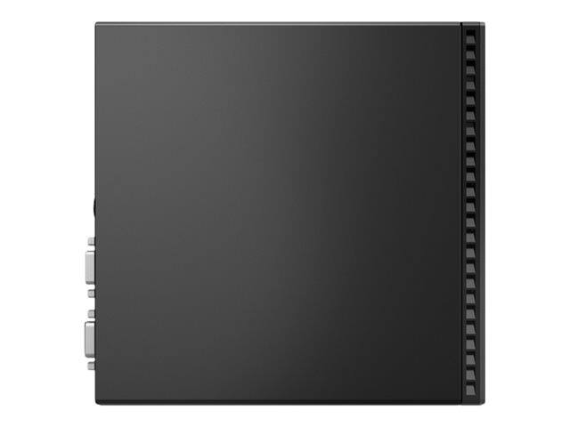 Alt View 3. Lenovo - ThinkCentre M75q Gen 2 Tiny Desktop AMD Ryzen 5 PRO 5650GE 3.4 GHz up to 4.4 GHz 8GB DDR4 SDRAM 256GB SSD Windows 11 Pro - Black.
