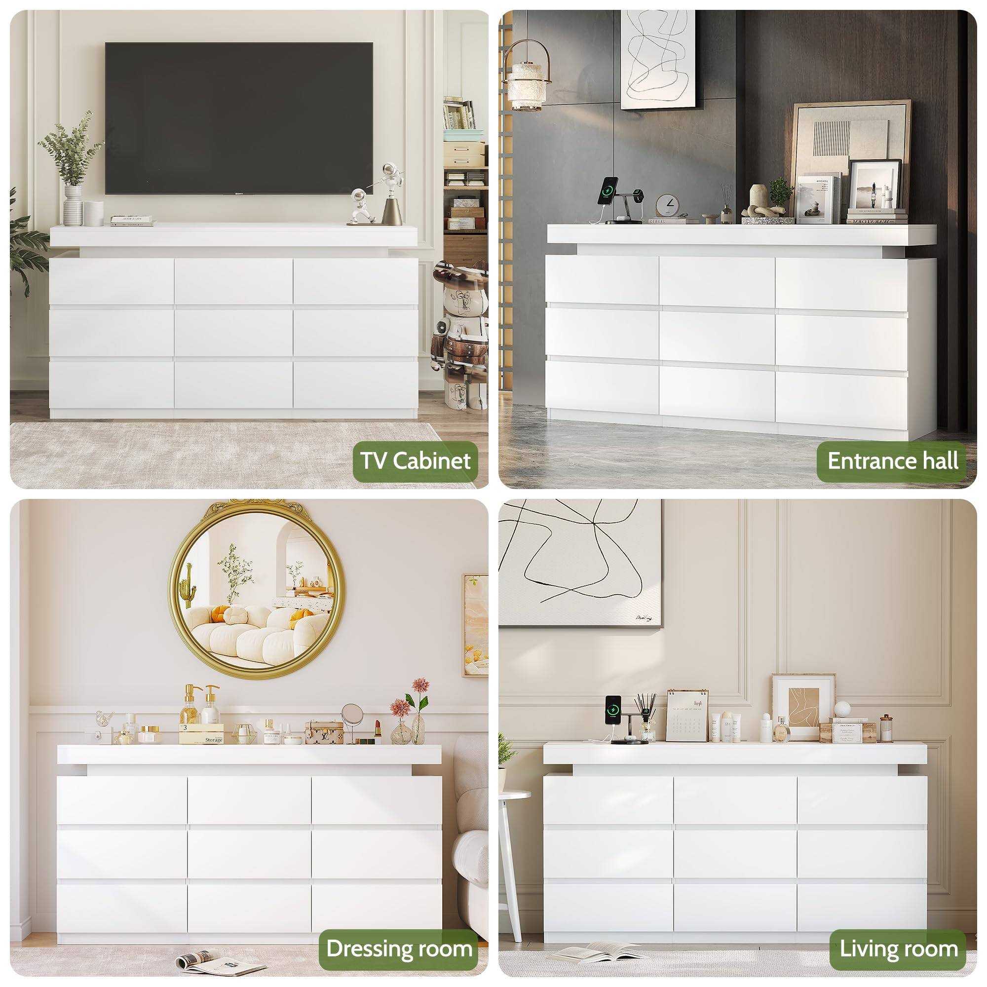 - TV Cabinet
- Entrance hall
- Dressing room
- Living room