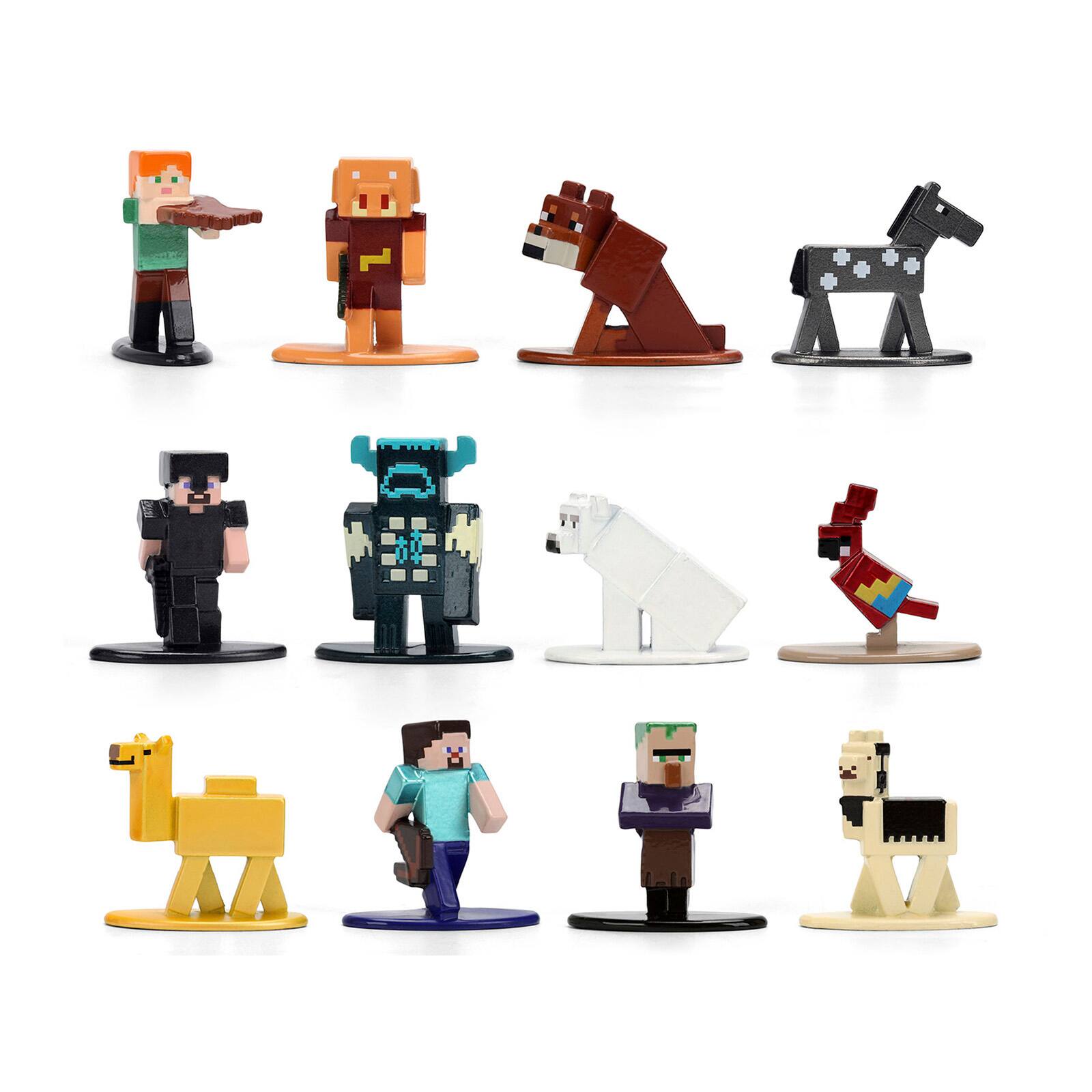 Alt View 2. Jada - Set of 12 Diecast Figures "Minecraft" Video Game Wave 2 "Nano Metalfigs" Series Diecast models by Jada.