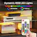 Dynamic RGB LED Lights 22 Modes 7 Colors: MODE + SPEED DEMO SPEED COLOR MODE I BRIGHT COLOR I SHT RF W S A