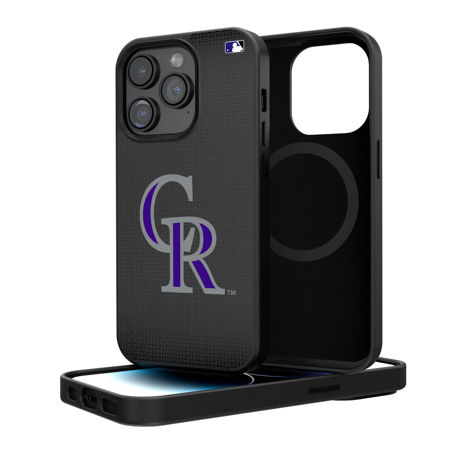 Keyscaper - MLB - Colorado Rockies Linen Logo iPhone Magnetic Bump Case - 15 Plus - Black price history on PriceWatchPro