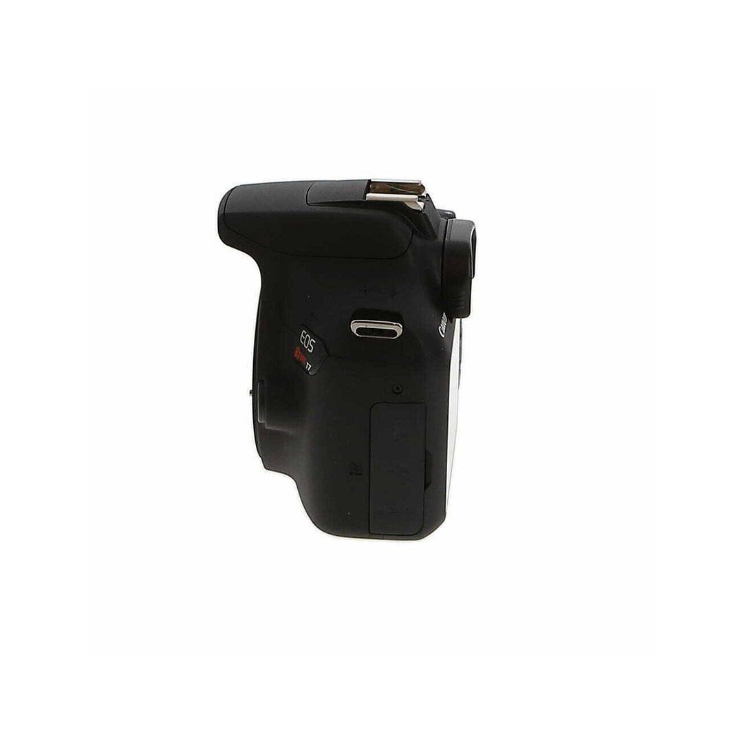 Back. Canon - Canon EOS Rebel T7 DSLR Camera with 18-55 Lens + 64GB Card + Tripod + ZeeTech Bundle (International Version) - Black.