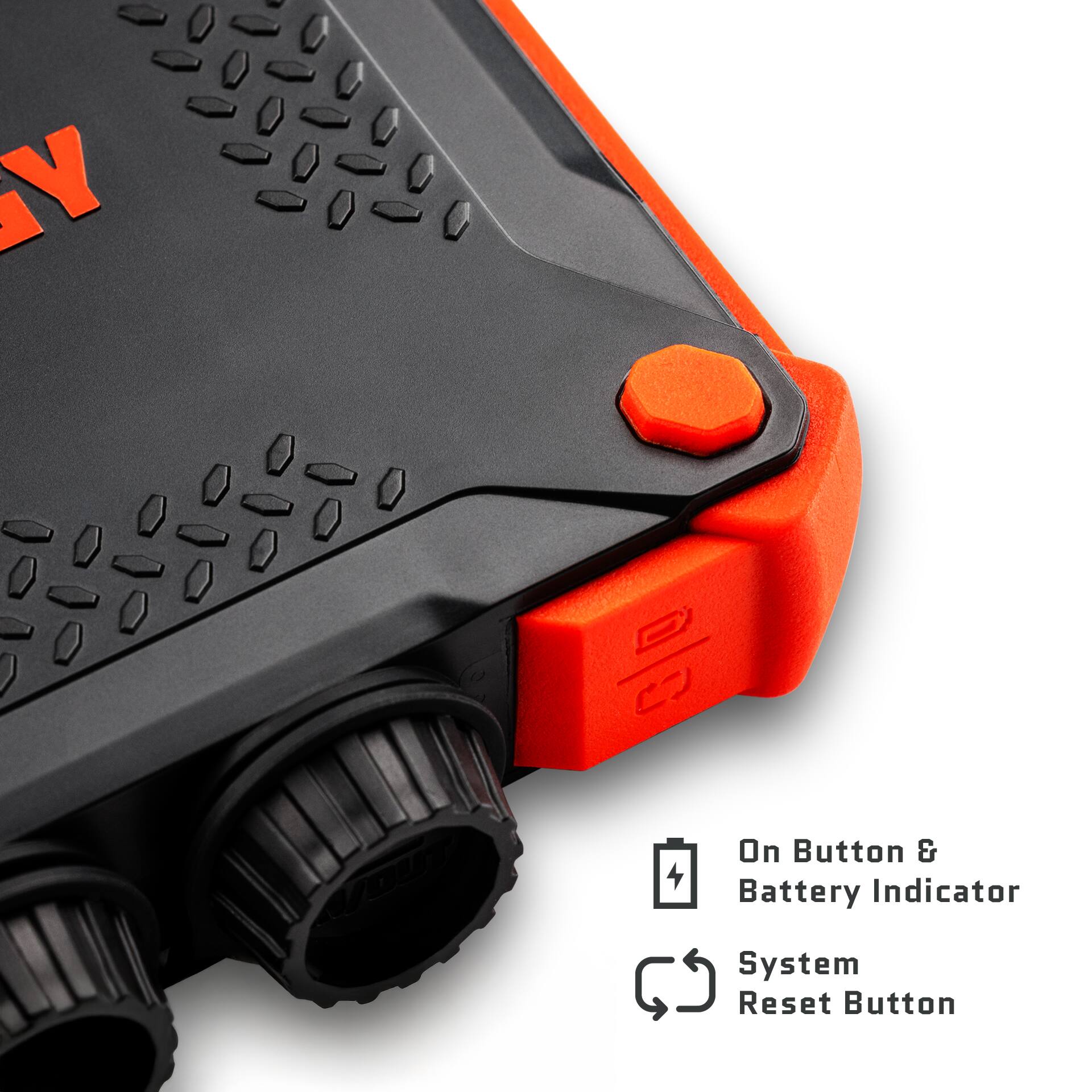 On Button & Battery Indicator  
System Reset Button