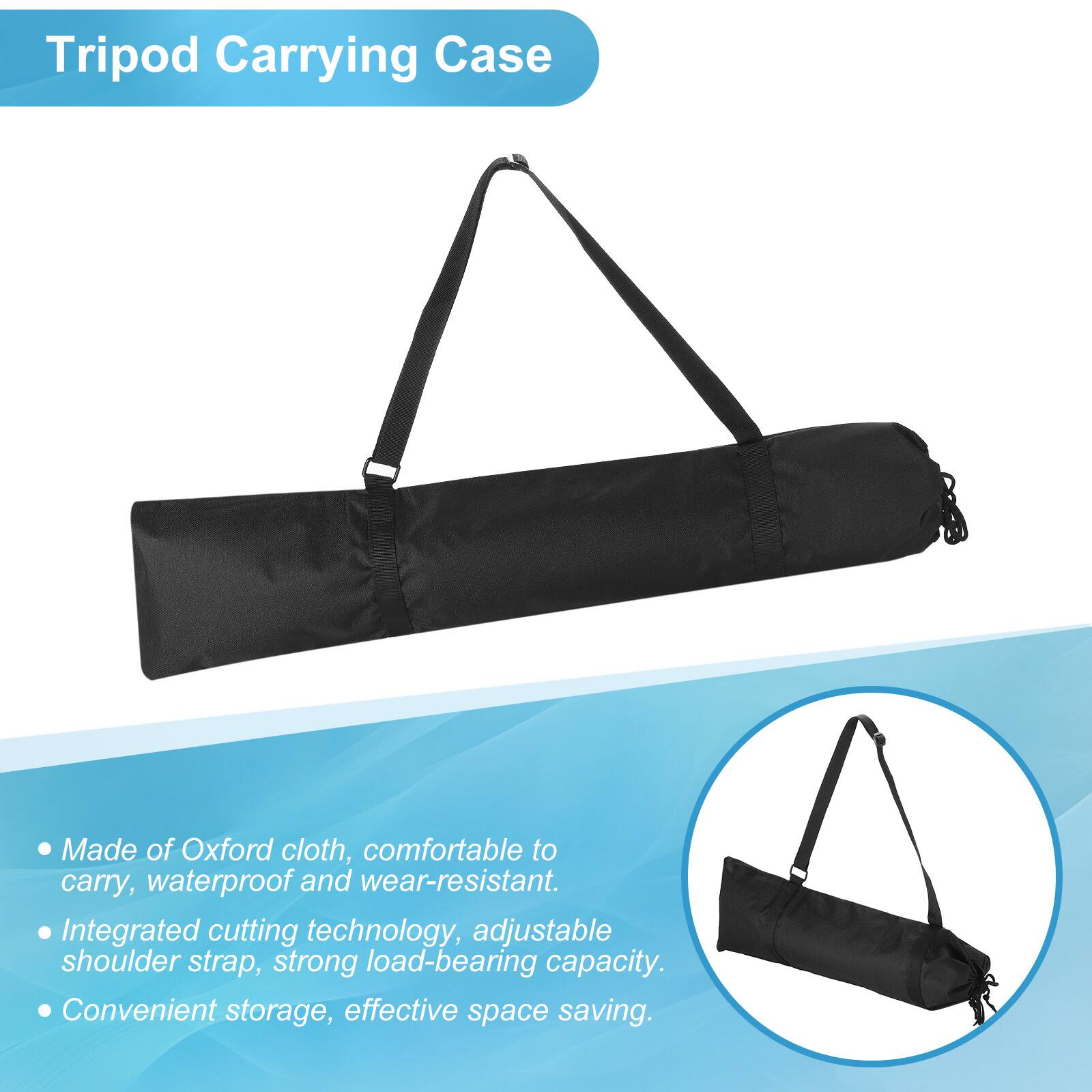 Tripod Carrying Case

- Made of Oxford cloth, comfortable to carry, waterproof and wear-resistant.
- Integrated cutting technology, adjustable shoulder strap, strong load-bearing capacity.
- Convenient storage, effective space saving.