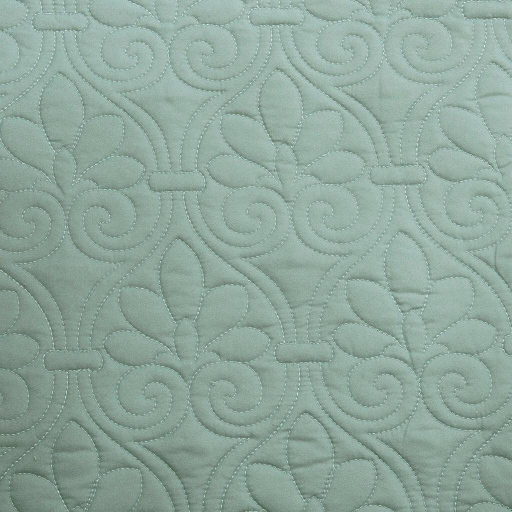 Alt View 5. Gracie Mills - Gracie Mills Sandy 6-Piece Cottage-Inspired Reversible Daybed Cover Set - Seafoam.