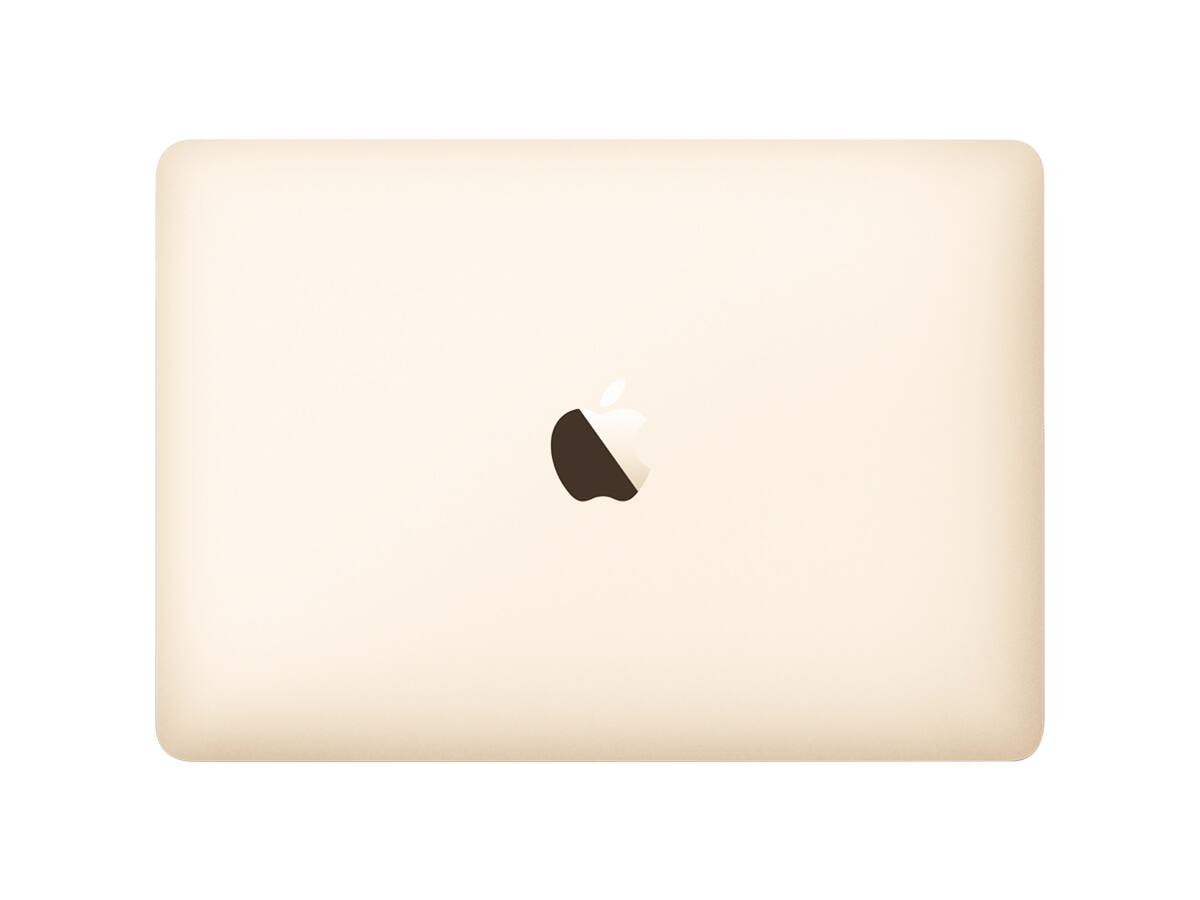 Back. Apple - Apple 12" MacBook (Early 2016, Gold) (Spanish Keyboard) MLHF2E/A - Gold.