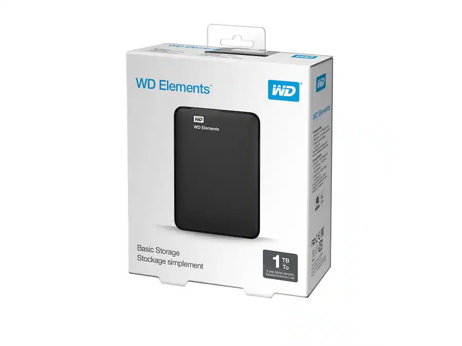 Western Digital WD 1TB Elements Portable Storage USB 3.0 Model ...