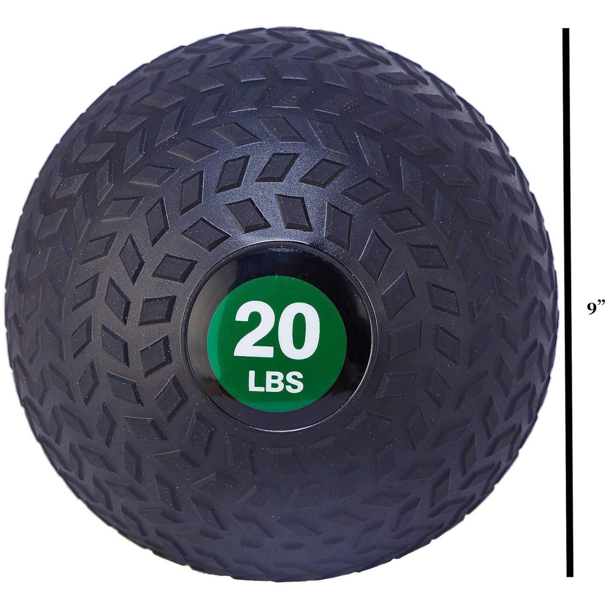 Alt View 10. Fitvids - Fitvids 20 Pound Weighted Medicine Ball for Home Gym Training and Fitness, Green - Green.