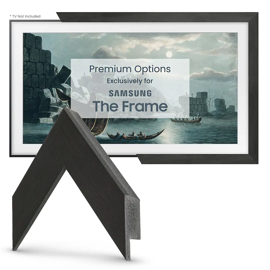 Deco TV Frames 43" Slim Bezel for Samsung The Frame TV Museum Espresso ...