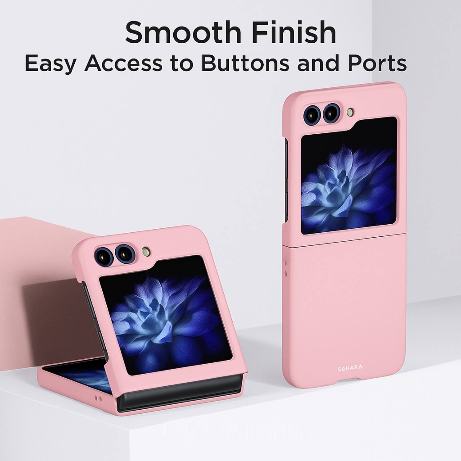 Smooth Finish, Easy Access to Buttons and Ports - SAHARA