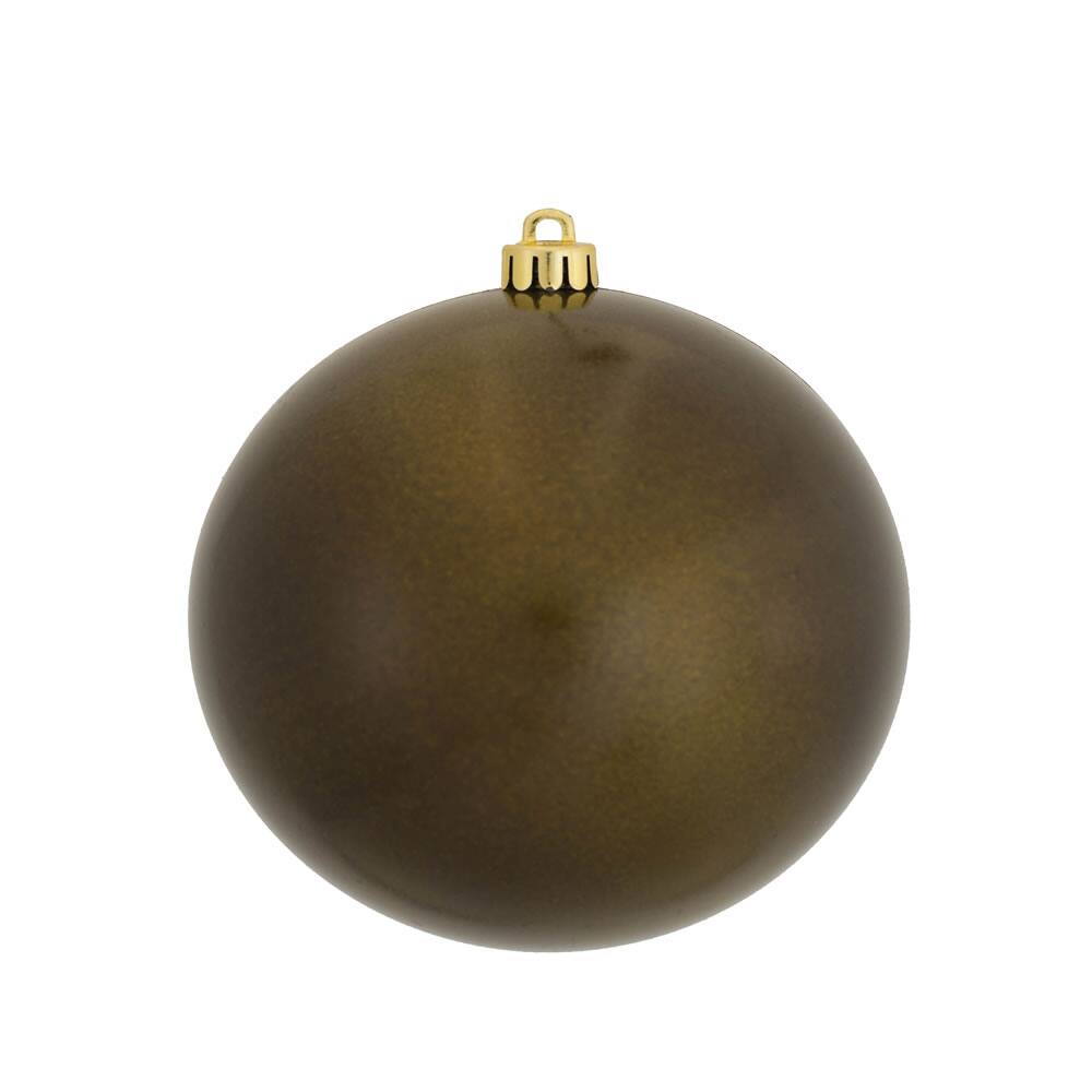 Front. Vickerman - Vickerman 4.75" Olive Candy Ball UV Drilled 4 per Bag - Olive.