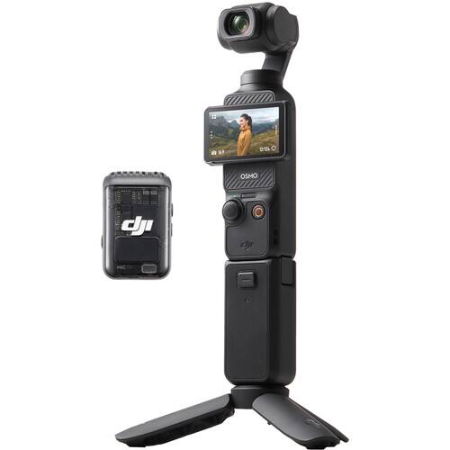 Alt View 1. DJI - DJI Osmo Pocket 3 Creator Combo, Handheld Vlogging Camera and DJI Mic 2 + More.