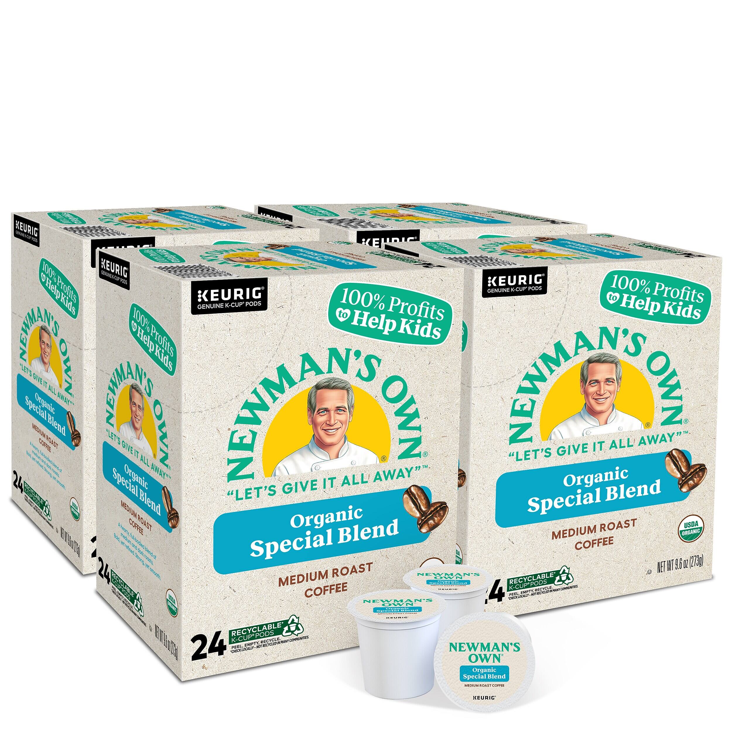 STORY MUNICANCE USUBAR HEURIG KEHRIC INTERCANICADONALES 100% HEURIG BANESCUP YES KEURIG Profits KEURIG GENUINE K-CUP POOS 100% Profits GENUINE K-CUP POOS 100% Profits Help Kids 100% Help Kids NEWHY Help Profits Kids NEWMANY Organic COFFEE "LET'S GIVE IT NEWMAN'S OWN "LET'S GIVE IT ALL AWAY" OWN Organic IT ALL AWAY" Organic 24 "LET'S GIVE Blend Blend Organic Special COFFEE ROAST USDA Special Blend MEDIUM COFFEE ORGANIC ROAST 9.6 mL(75g) NEWMAN'S MEDIUM OWN K-CUP*PODS RECYCL COFFEE 4 AMPTY ASCYCLE AVEL NEWMAN'S OWN CHEEKE RECYCLABLE K-CUP"PODS RECICLE. 24 POD. PERTE NEWMAN'S - OWN Organic Special Blend WORKET COMME KEURIG
