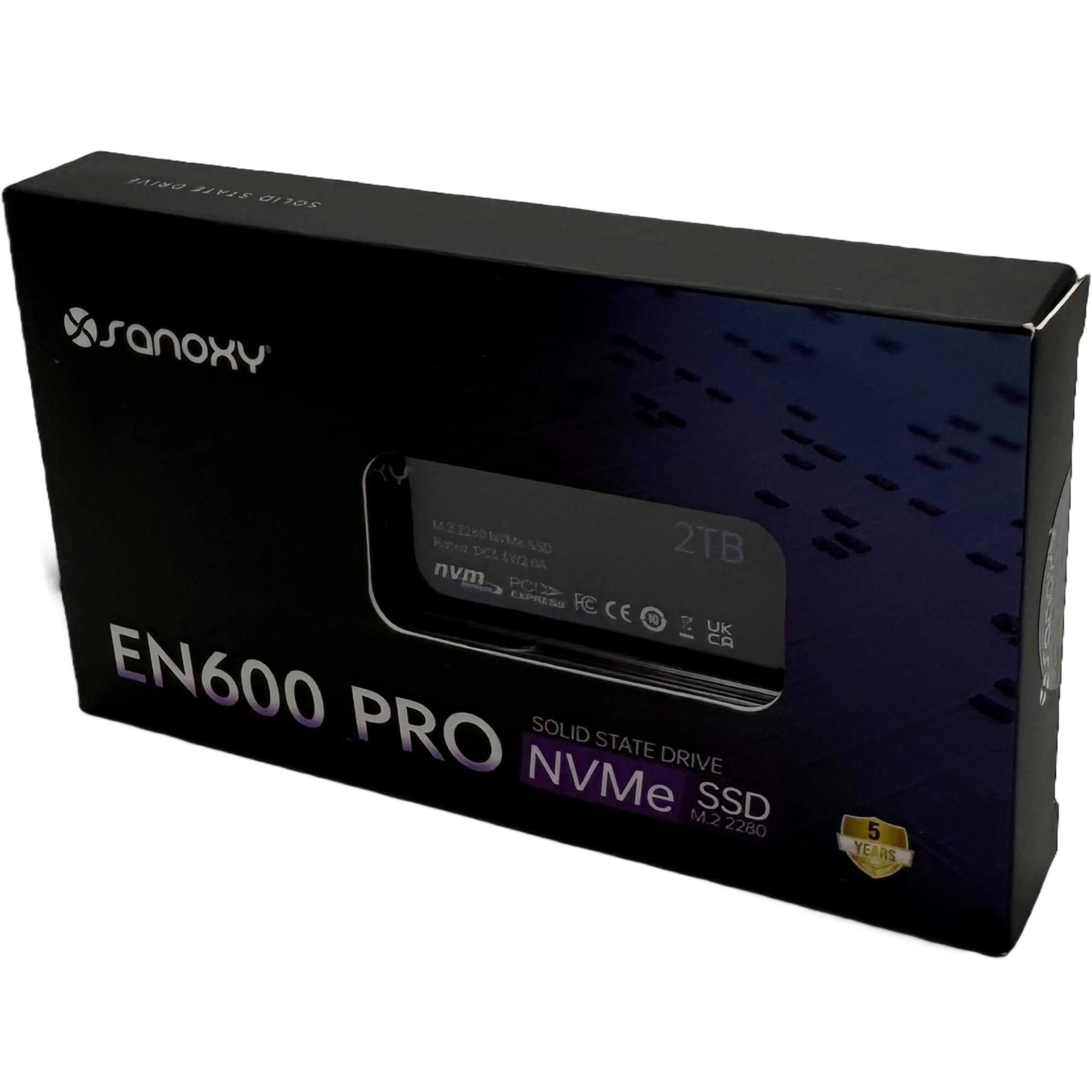 Sanoxy 2TB NVMe M.2 SSD – Ultra Fast PCIe Gen3 x4 Solid State