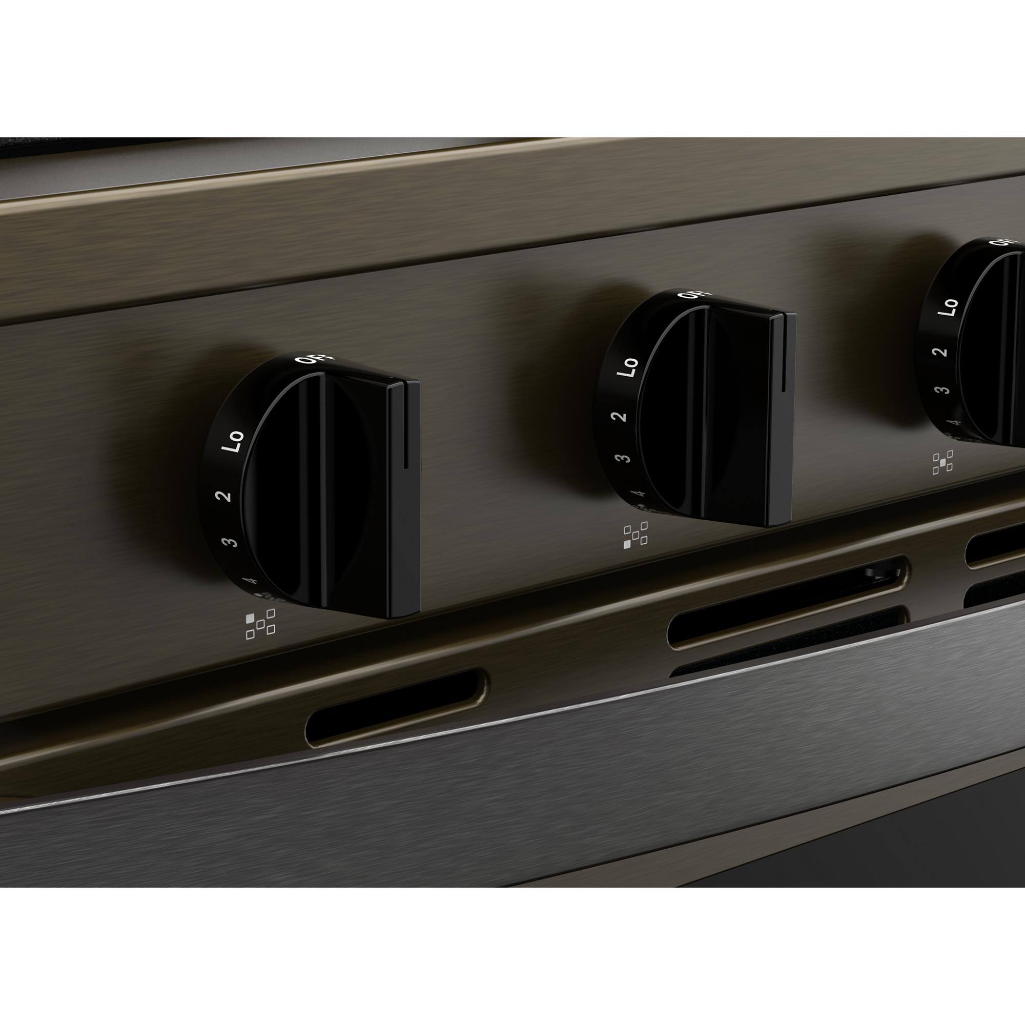 Alt View 20. Whirlpool - 5.0 Cu. Ft. Freestanding Single Gas Range with Air Fry and Air Baking - Black stainless steel.