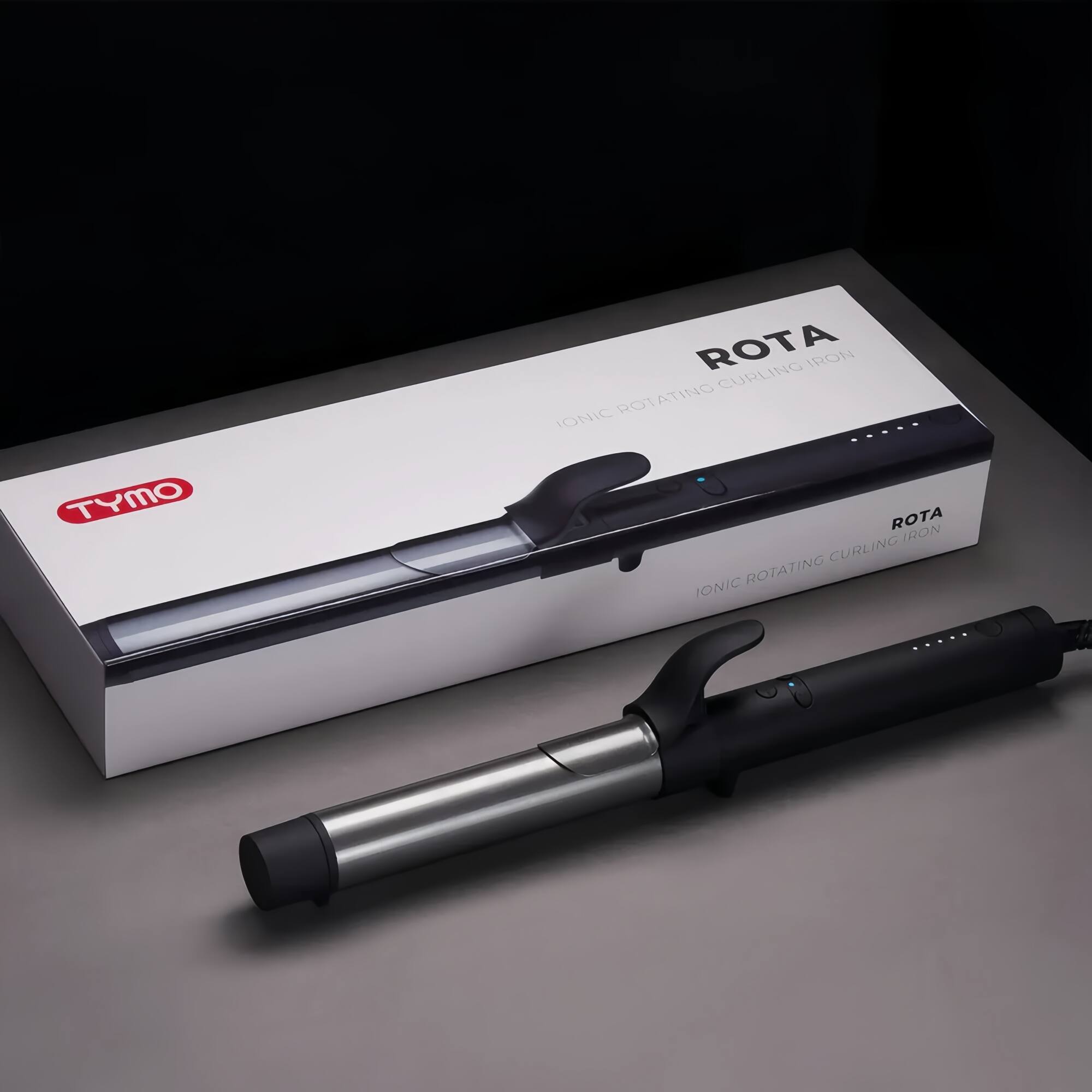 ROTA CURLING IRON  
IONIC ROTATING  
TYMO  
ROTA  
IONIC ROTATING CURLING IRON
