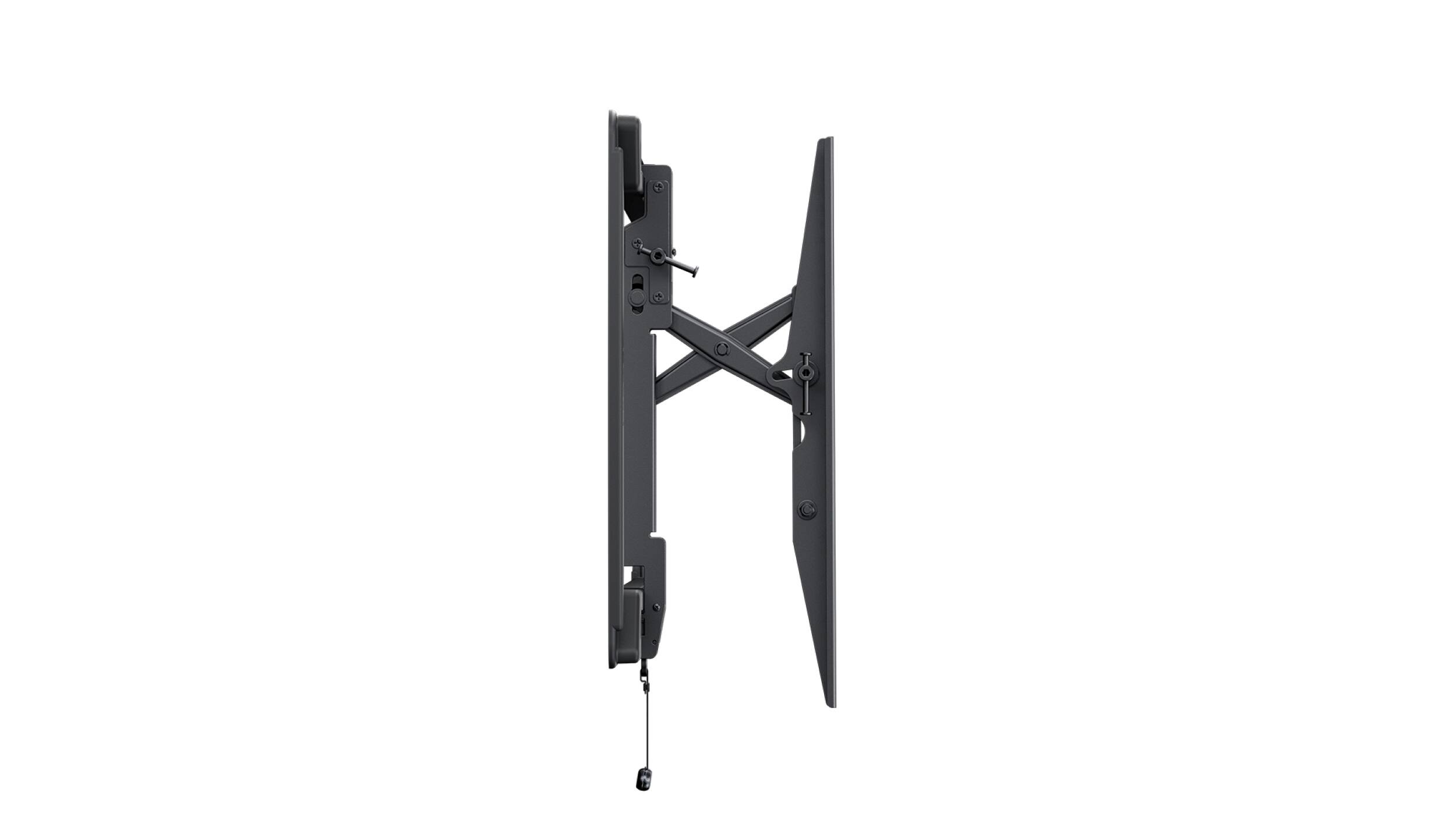 Alt View 2. ErgoAV - 46″ -100″ Extend, Swivel & Tilt TV Mount Model ERMTL3-01B - Black.