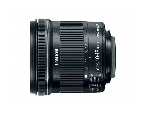 Canon STABILIZER IMAGE 18 mm 16 10-18mm - 14 12 EFS AF - MF 10 STABILIZER ON OFF