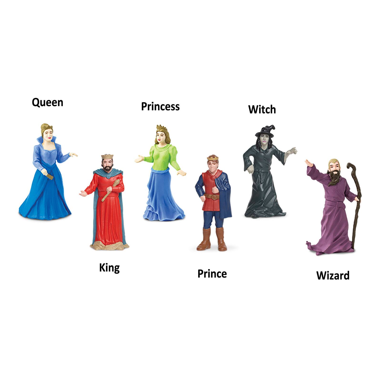Queen, Princess, Witch, King, Prince, Wizard