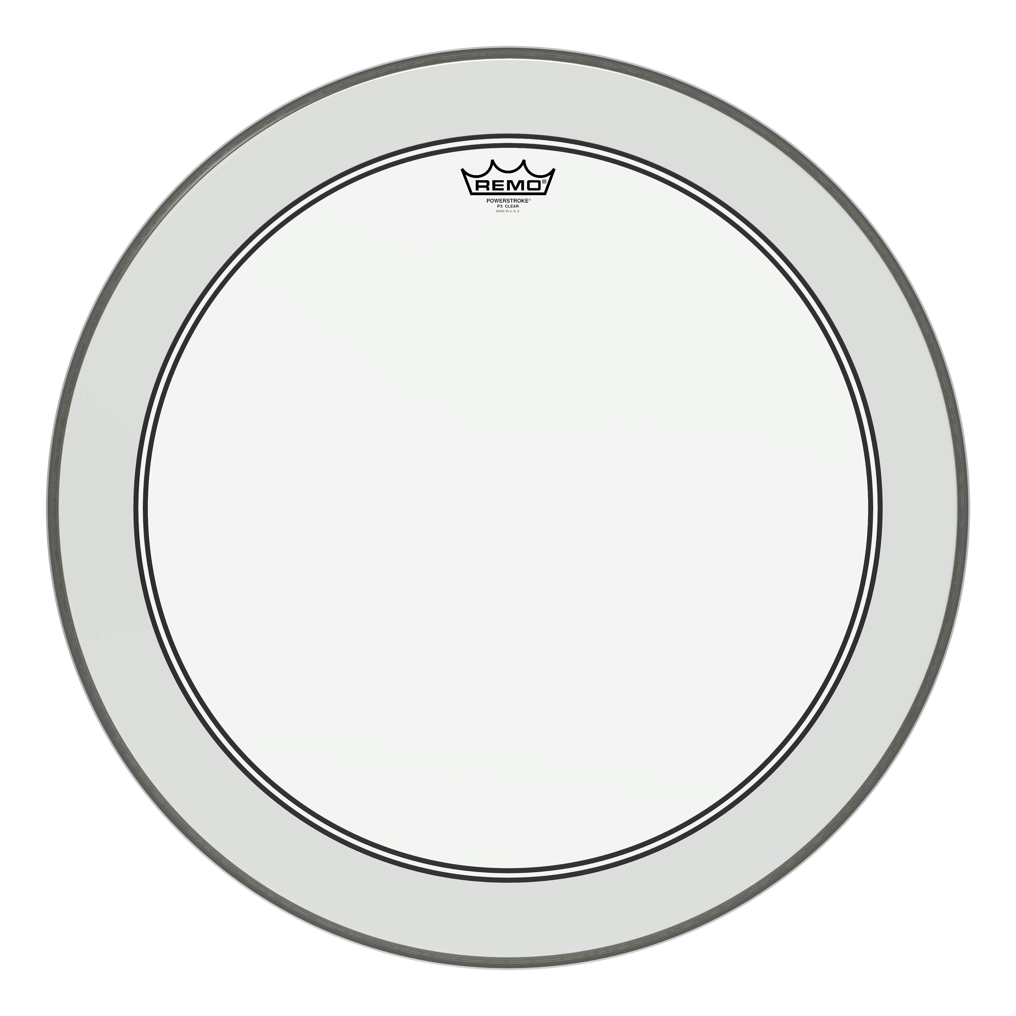Remo - Bass, Powerstroke 3, Clear, 24 Diameter, 2-1/2 Impact Patch price history on PriceWatchPro