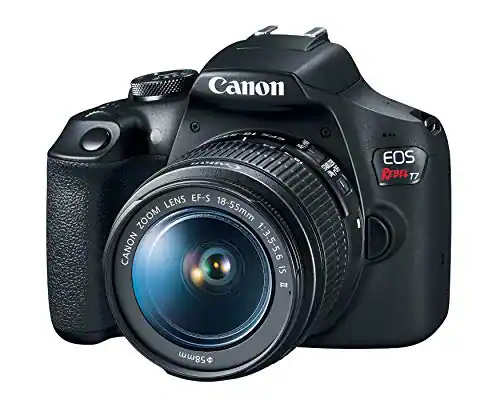 Canon EOS Rebel T7 with EF-S Zoom Lens 18-55mm f/3.5-5.6 IS