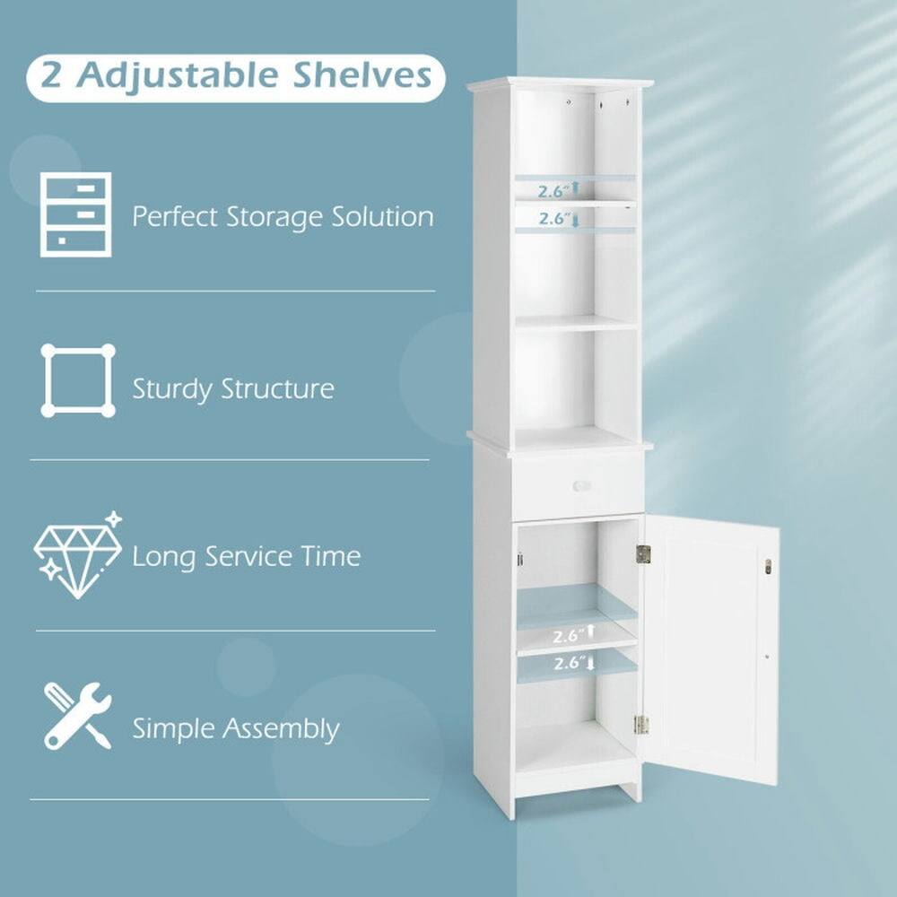 2 Adjustable Shelves  
Perfect Storage Solution  
Sturdy Structure  
Long Service Time  
Simple Assembly  

2.6"  
2.6"  
2.6"  
2.6"