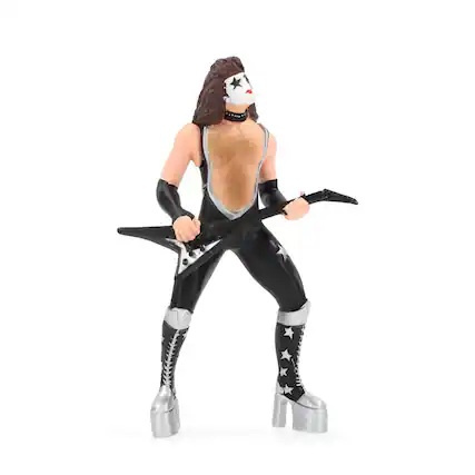 Front. Rainbow Concepts - Kiss Paul Stanley The Starchild 4.5" Action Figure - Black.
