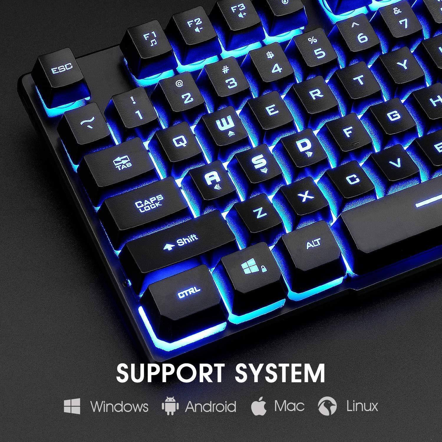 ESC F1 F2 F3  
1 2 3 4 5 6 7  
Q W E R T Y  
A S D F G H  
Z X C V B  
TAB CAPS LOCK SHIFT CTRL ALT  
SUPPORT SYSTEM  
Windows Android Mac Linux