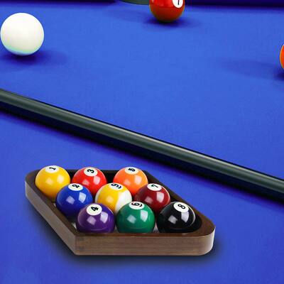 Nurnesy 2 Stuks Plastic Professionele Biljart 9 Ballen Driehoekig Frame Nurnesy 2 Stuks Plastic Professionele Biljart 9 Ballen Driehoekig Frame
