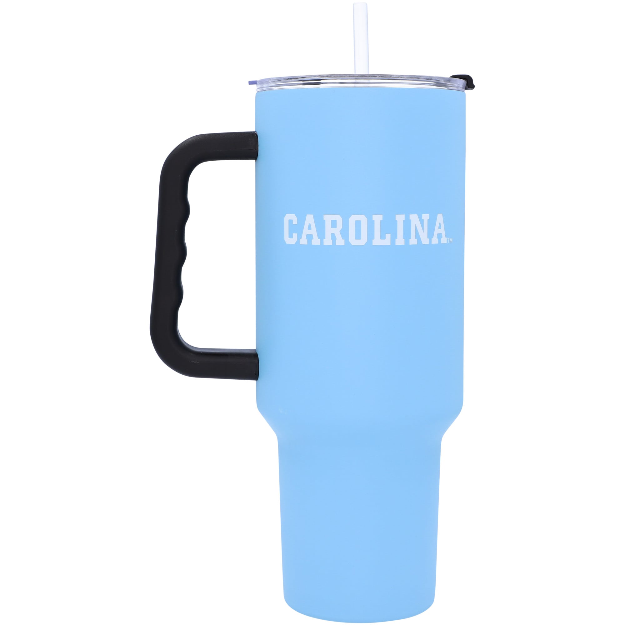 Alt View 1. Logo Brands - North Carolina Tar Heels 40oz. Travel Tumbler with Handle - Multicolor.