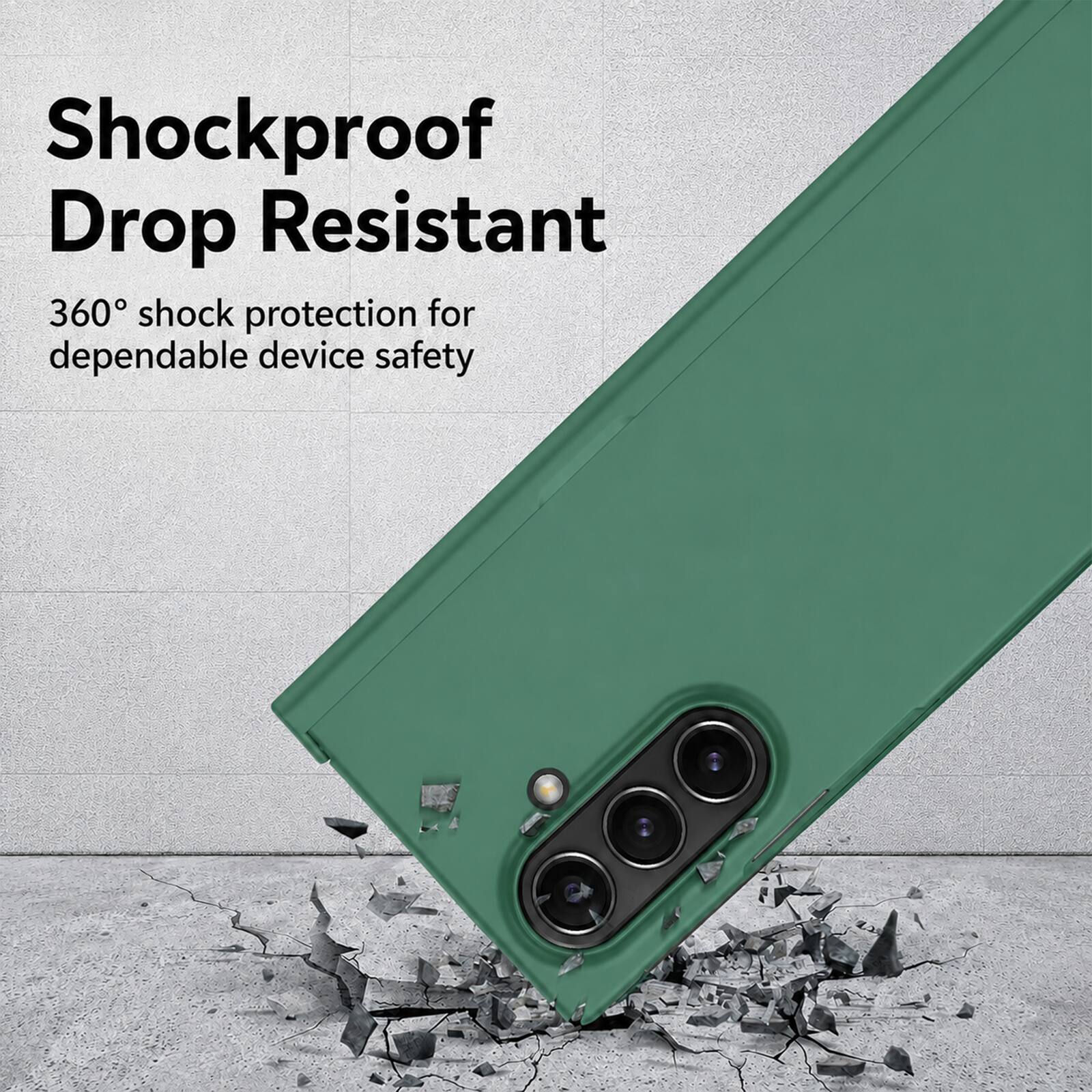 Shockproof Drop Resistant  
360° shock protection for dependable device safety