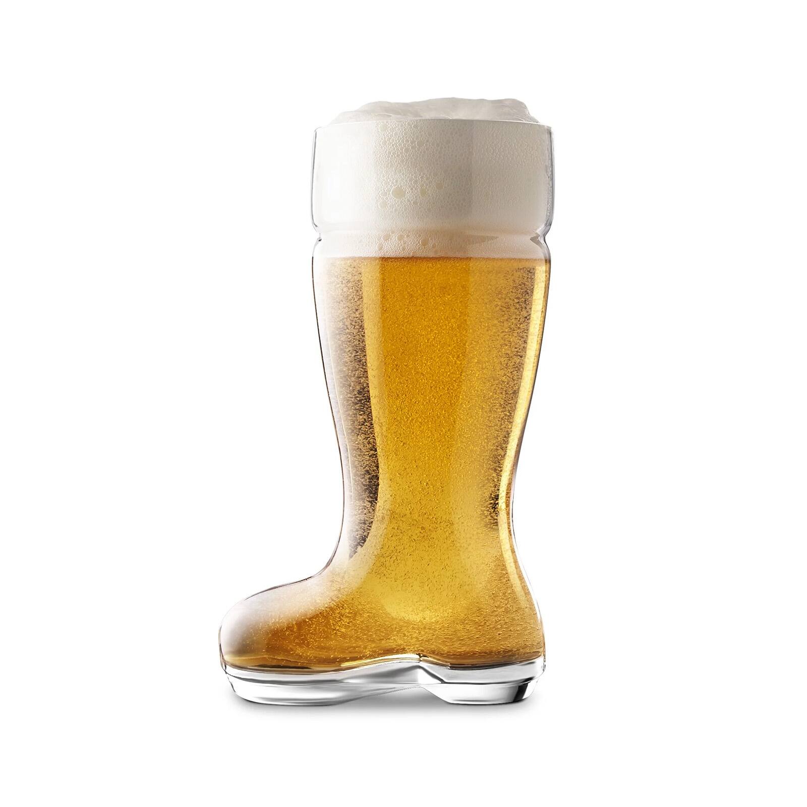 Final Touch Das Beer Boot Glass, 1 Liter / 33 oz, Glass Clear - Best Buy