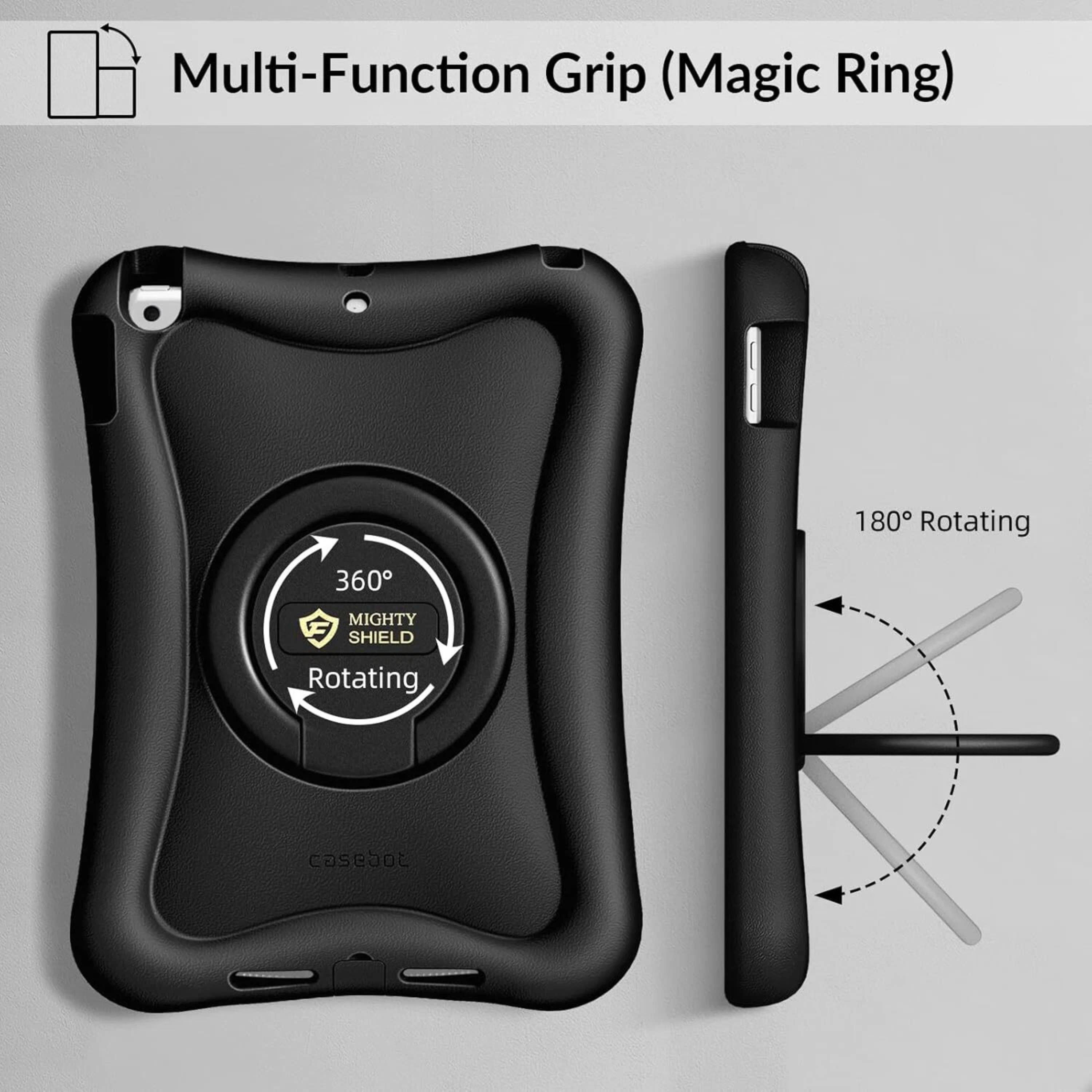 Multi-Function Grip (Magic Ring)  
180° Rotating  
360° Mighty Shield Rotating  
Casebot