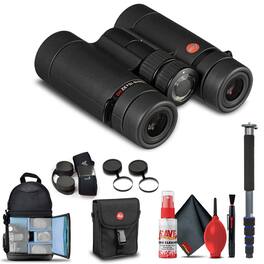 Leica - 10x32 Ultravid HD-Plus Binoculars (40091) + Basic Bundle