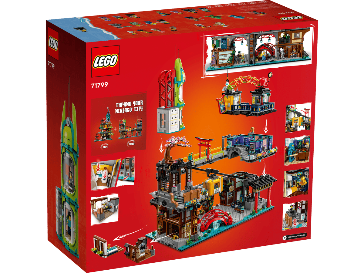 LEGO  
LEGO 71799  
EXPAND YOUR NINJAGO CITY  
+  
71741  
71735  
LEGO.COM/NINJAGO