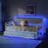 Alt View 6. Winado - Twin Daybed with Trundle Bed Sofa DayBed with LED Light & Charing Station Upholstered Bed Frame with Storage Headboard - White.