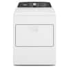 Front. Whirlpool - Whirlpool - 7.0 Cu. Ft. Top Load Electric Moisture Sensing Dryer - White - White.