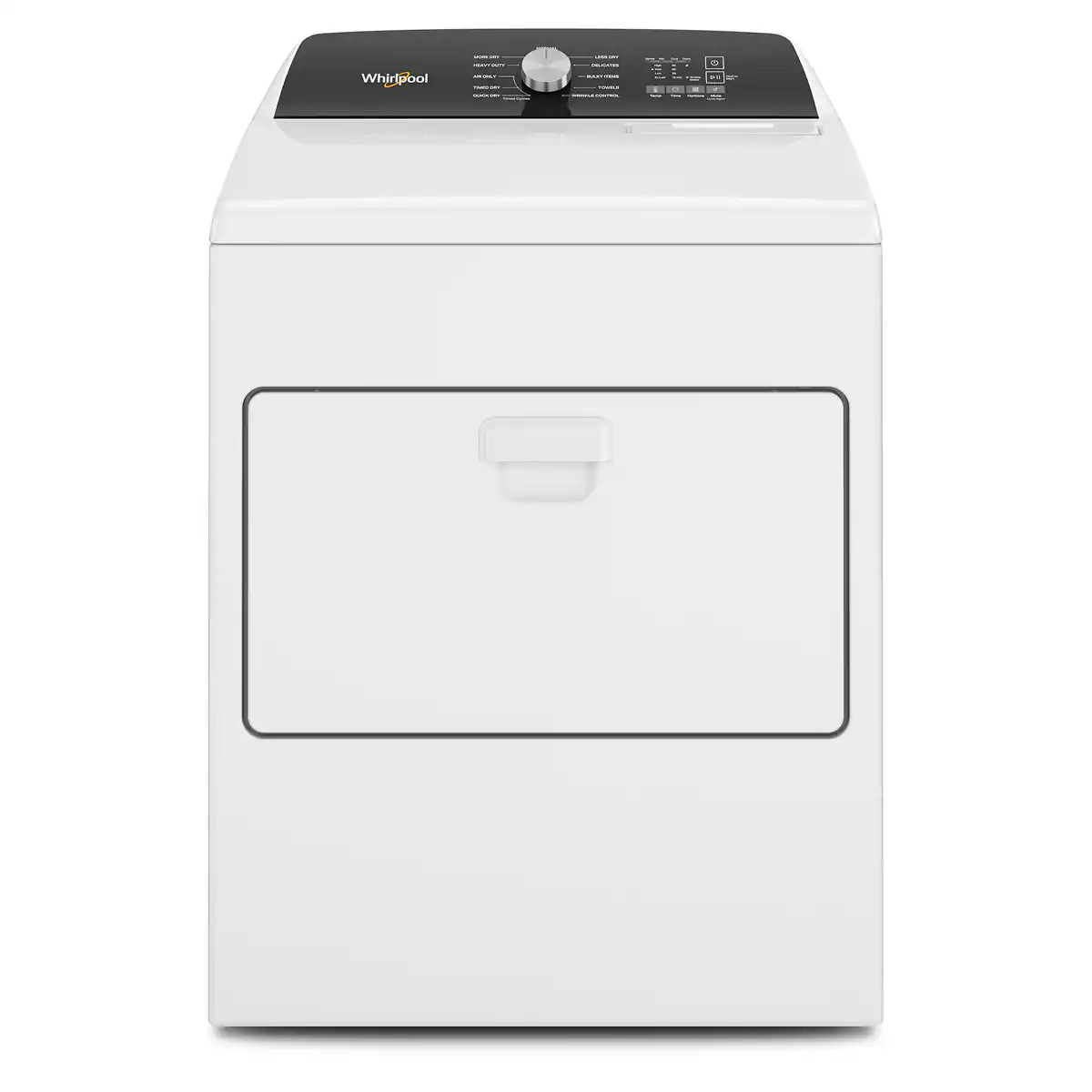 Whirlpool - 7.0 Cu. Ft. Top Load Electric Moisture Sensing Dryer - White