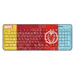 Keyscaper - Marvel Sigil Wireless USB Keyboard - Iron Man