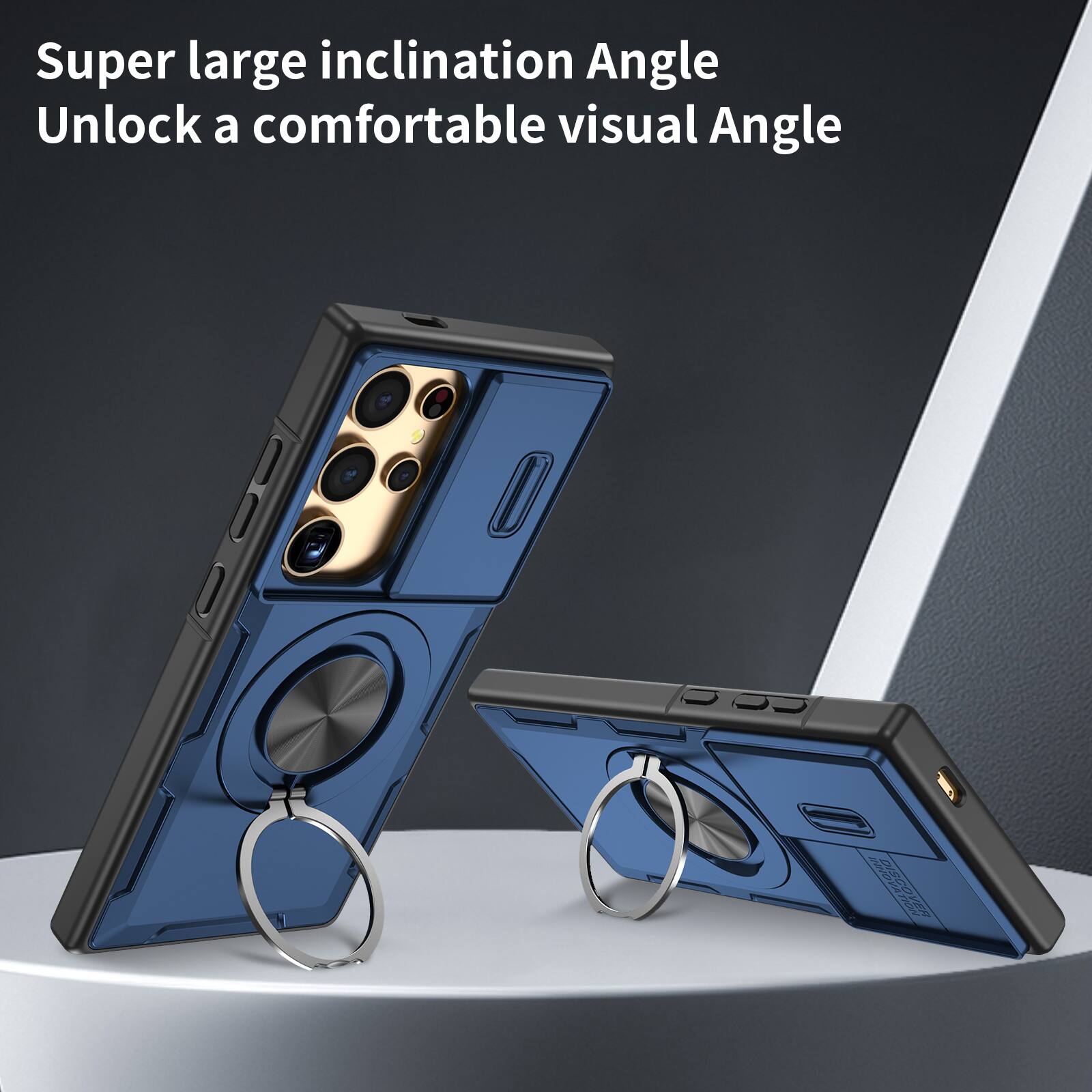 Super large inclination Angle  
Unlock a comfortable visual Angle