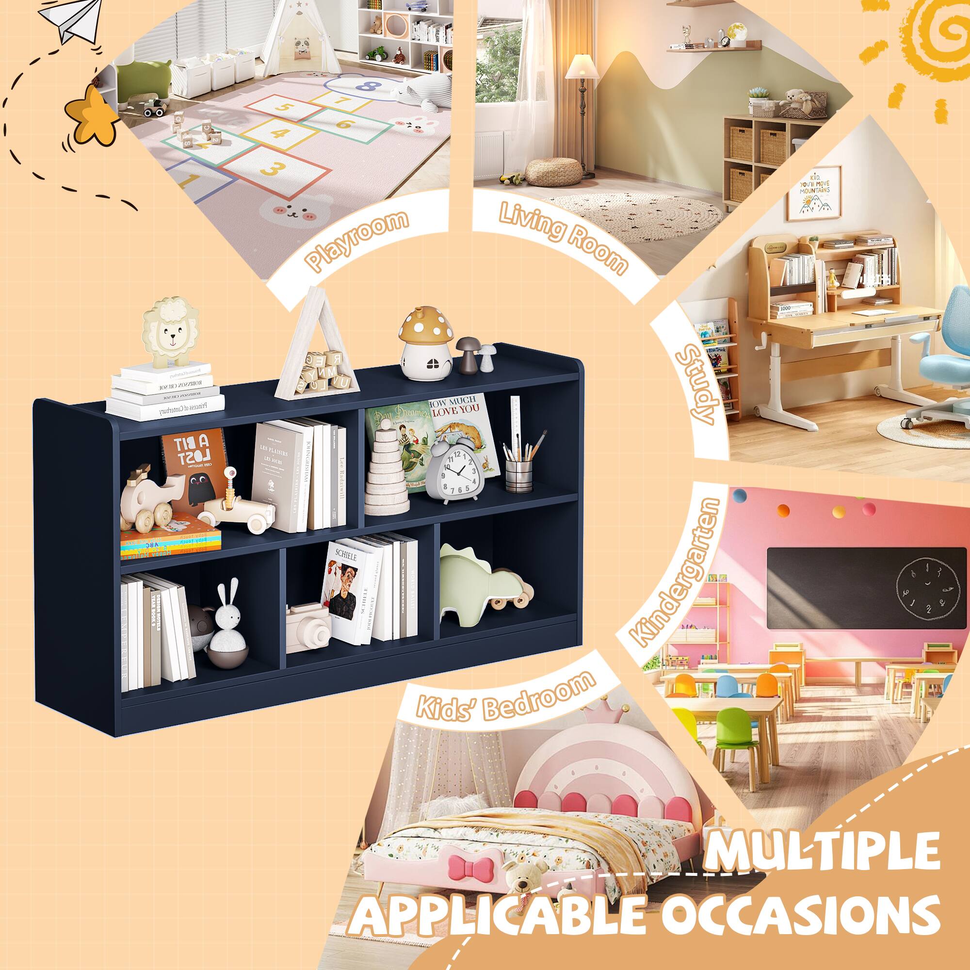 - Playroom
- Living Room
- Study
- Kindergarten
- Kids' Bedroom

MULTIPLE APPLICABLE OCCASIONS