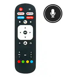 VINABTY - New RM-C3287 Voice Replaced Remote Control Fits for JVC TV 65PFL5704/F7 65PFL5504/F7 65PFL5604/F7 - Black