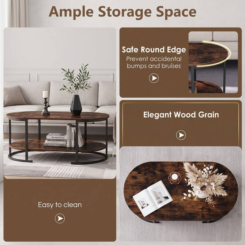 Ample Storage Space  
Safe Round Edge  
Prevent accidental bumps and bruises  
Elegant Wood Grain  
Easy to clean